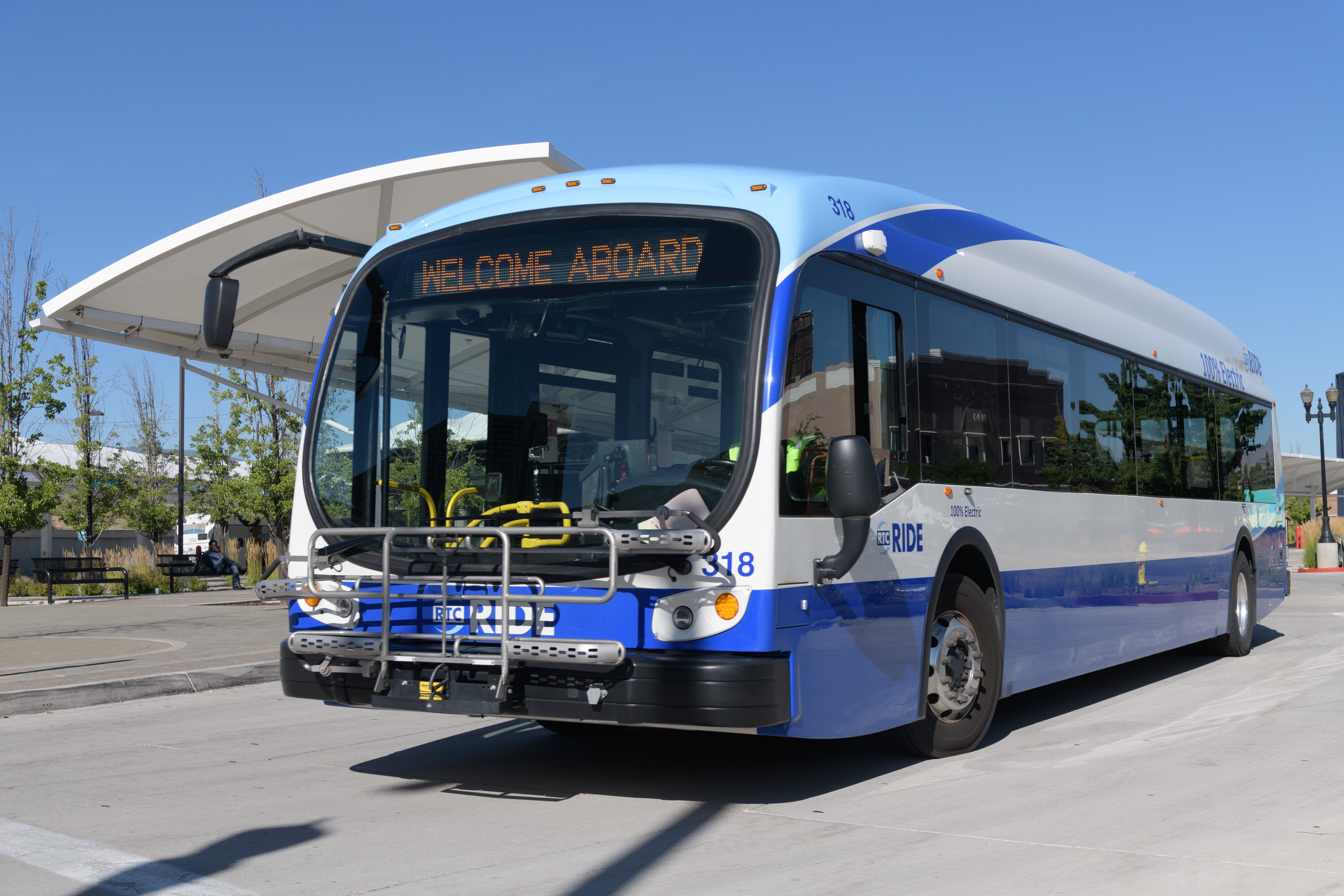 RTC Reno Nevada Electric Transit Buses Keolis NA